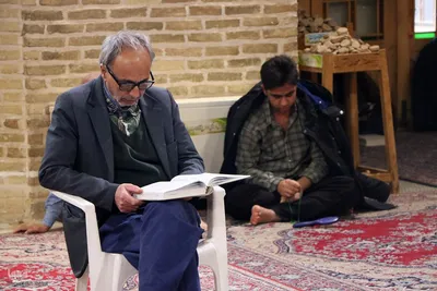 مراسم اعتکاف در مسجد ملااسماعیل یزد