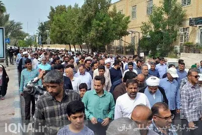 اجتماع بانوان قرآنی بوشهر به حمایت از کودکان غزه‌ای