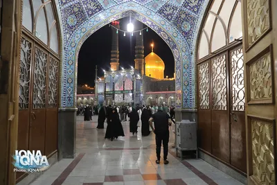 شب رحلت نبی مکرم اسلام(ص) در حرم بانوی کرامت