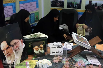 غرفه سازمان فعالیتهای قرآنی دانشگاهیان کشور در نمایشگاه بین المللی قرآن کریم