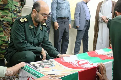 مراسم وداع خانواده شهید محمد قائدی