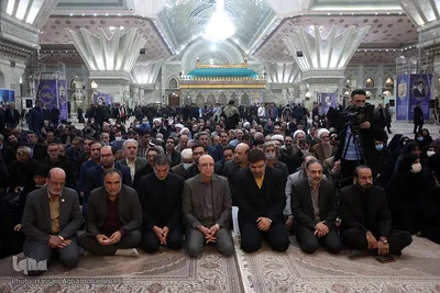 مراسم تجدید میثاق دانشگاهیان و جهادگران با آرمان‌های معمار کبیر انقلاب، امام خمینی (ره)