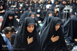 عزاداری مردم اهواز در سوگ شهادت آیت‌الله رئیسی و همراهانشان
