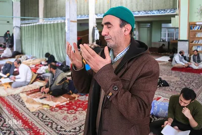 مراسم معنوی اعتکاف خراسان شمالی
