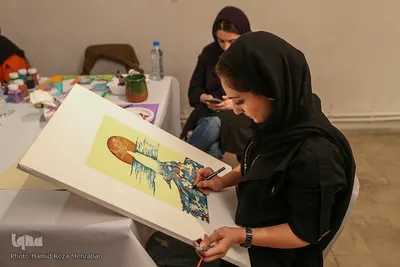 کارگاه تصویرسازی مادری از دیار آفتاب