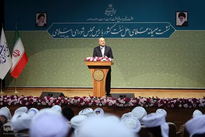 دیدار جمعی از علمای اهل سنت با رئیس مجلس
