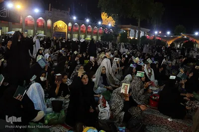 قرار بندگی؛ احیای شب ۲۳ رمضان درحرم مطهر حضرت احمدبن موسی، شاهچراغ