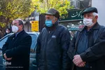 مراسم تشییع حاج بیوک آسایش مداح اهل‌بیت(ع) و رزمنده دوران دفاع مقدس‎‎