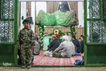 عزاداری شب شهادت امام صادق(ع) و استقبال از شهید گمنام در اراک
