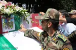 تشییع پیکر شهید «حسین سامی‌مقام» در اصفهان