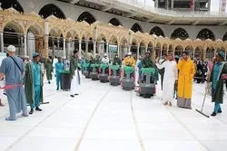 Sterilization Efforts Intensified at Mecca Grand Mosque