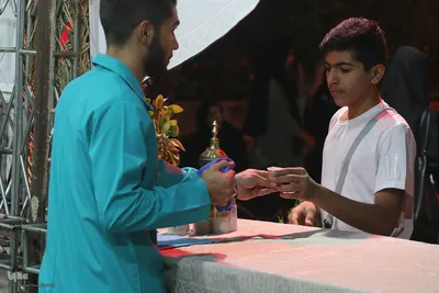عزاداری شب اربعین در موکب انصارالمهدی(عج) شهرک سعدی شیراز