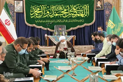 محفل انس و تفسیر قرآن در مسجد جامع شهدا شیراز