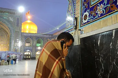 آیین معنوی اعتکاف در حرم مطهر رضوی
