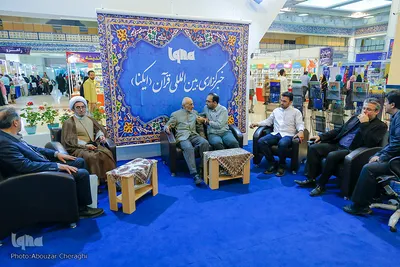 غرفه خبرگزاری ایکنا در هشتمین روز بیست و ششمین نمایشگاه قرآن کریم