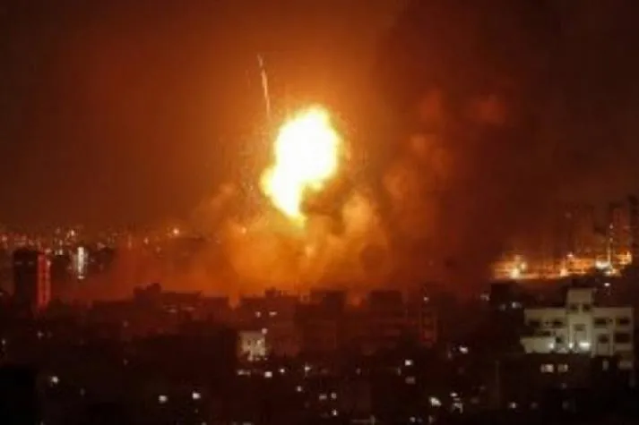 انفجار مشکوک در پایگاه حماس در شرق غزه