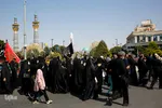 مراسم اربعین حسینی در جوار حرم امام رضا(ع)
