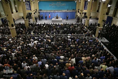 دیدار رئیس و نمایندگان مجلس شورای اسلامی با رهبر انقلاب