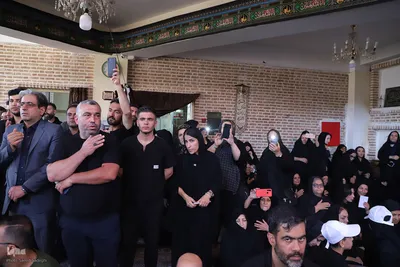 عزاداری عاشورای حسینی با حضور رییس جمهور در شهر سهند