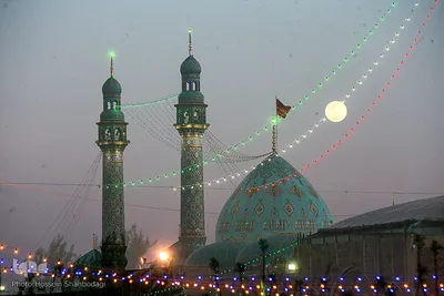 مسجد مقدس جمکران در شب ولادت امام زمان