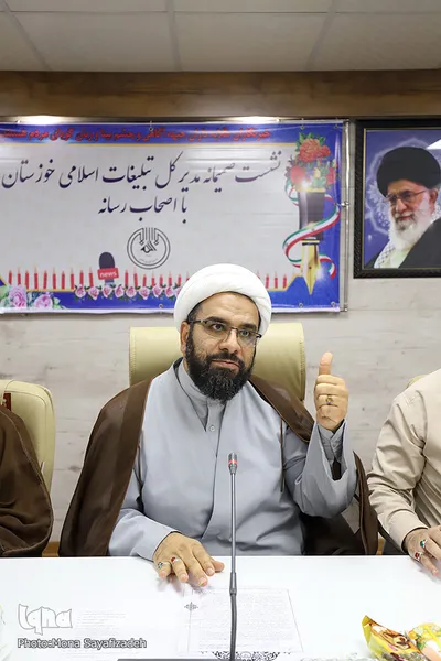 نشست خبری مدیرکل تبلیغات اسلامی خوزستان