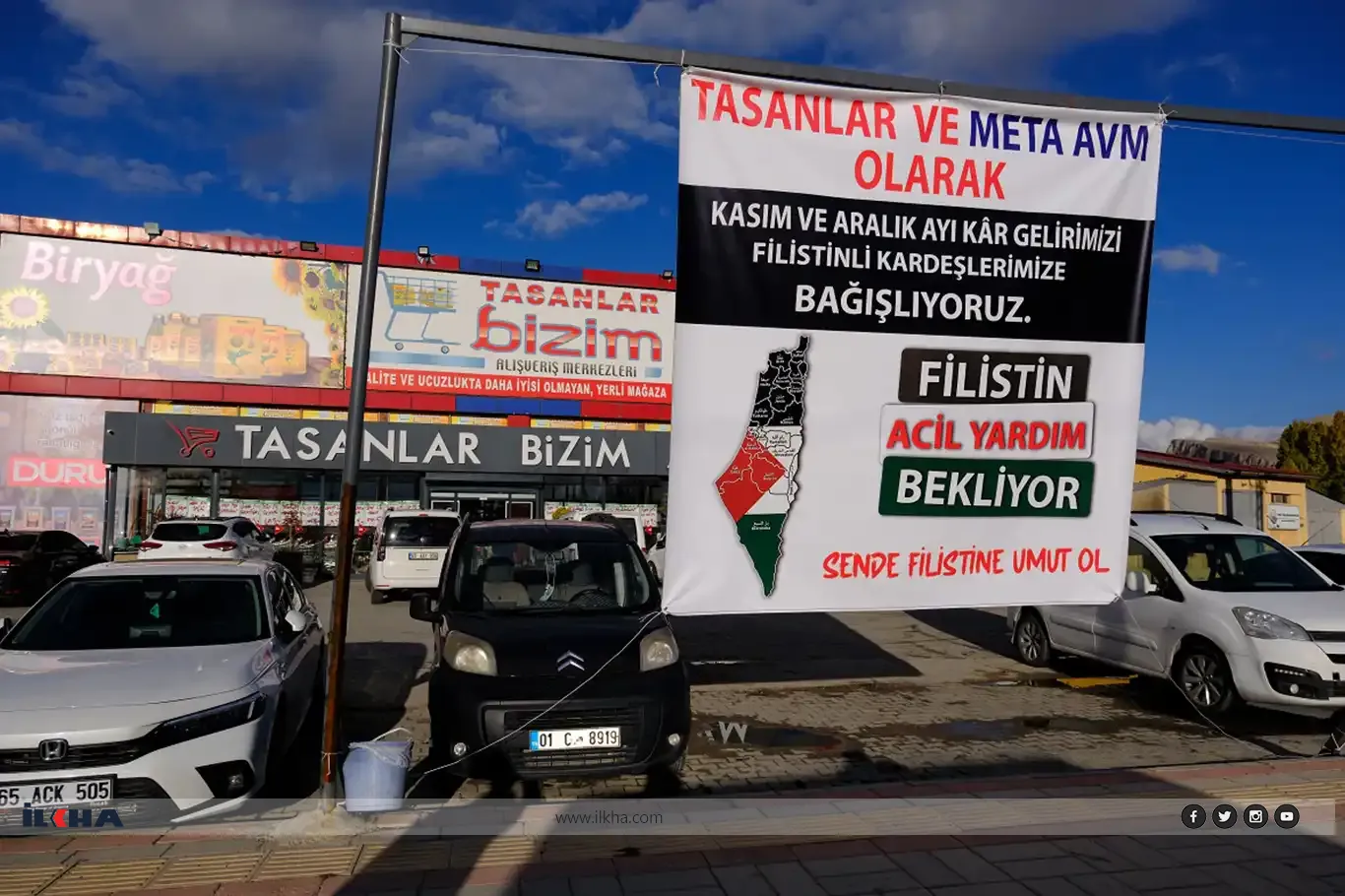 Van’daki iki market, 2 aylık kârlarını Filistin’e bağışlayacak
