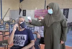 بازدید فرمانده سپاه امام حسن مجتبی(ع) البرز  از پایگاه تجمیعی واکسیناسیون کووید ۱۹‎‎