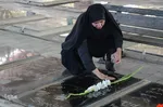 غبار روبی و عطر افشانی مزار مطهر شهدا بمناسبت هفته ی دفاع مقدس‎