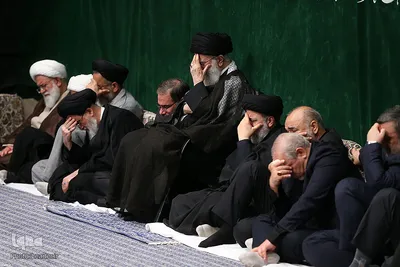آخرین شب مراسم عزاداری حضرت اباعبدالله الحسین(ع) در حسینیه امام خمینی(ره)