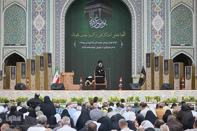 مراسم دعای عرفه در حرم مطهر رضوی
مراسم پر فیض