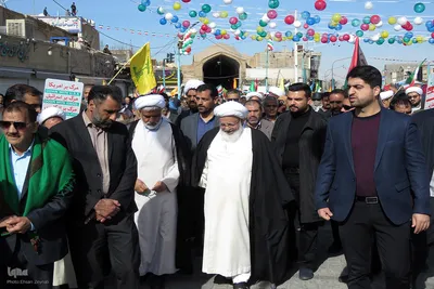 راهپیمایی 22 بهمن در یزد‎