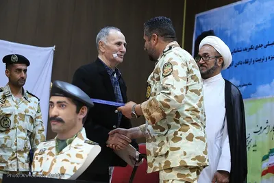 تجلیل از فرماندهان دوران دفاع مقدس تیپ۵۵هوابرد شیراز‎‎