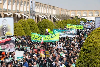 مراسم راهپیمایی روز قدس در اصفهان