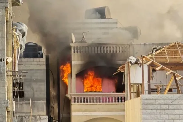 Fire Reported in Kamal Adwan Hospital Following Israeli Raid