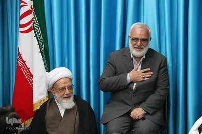 دیدار معاونت آستان قدس با آیت الله عبادی