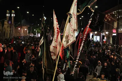 ⁨عزاداری سنتی اردبیلی‌ها در تاسوعای حسینی⁩