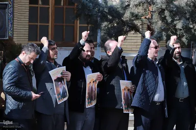 تجمع دانشگاهیان دانشگاه تبریز در محکومیت اقدام اتحادیه اروپا علیه سپاه پاسداران انقلاب اسلامی