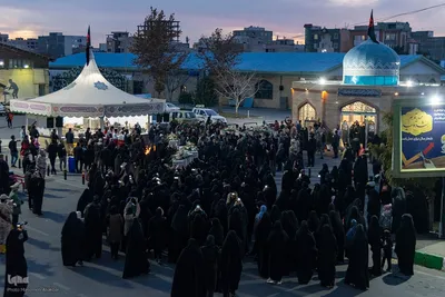 استقبال از ۶ شهید گمنام در کرج