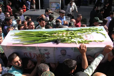 تشییع پیکر شهید «قربانعلی امیدی»