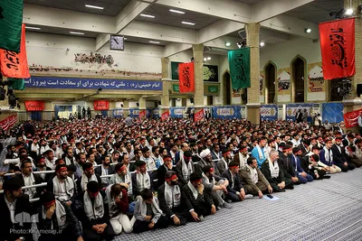 دیدار نوجوانان و جوانان عازم راهیان نور با مقام معظم رهبری