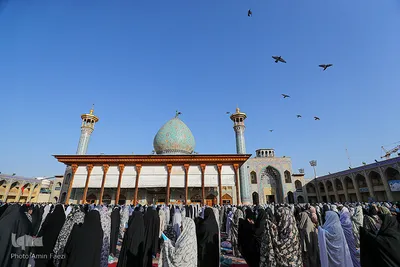 اقامه نماز عید سعید فطر در حرم مطهر شاهچراغ (ع)