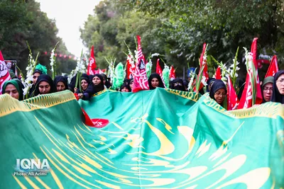 قافله عزاداری سالروز شهادت امام رضا(ع) در اصفهان
