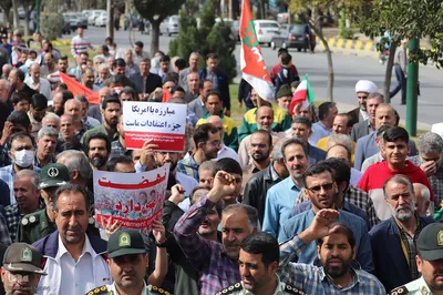 راهپیمایی ضد صهیونیستی در حمایت از مردم مظلوم فلسطین در ملایر