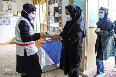 حال و هوای مدارس اهواز پس از بازگشایی