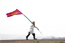 کاروان ۲۰۰ نفره پیاده «بهشت تا بهشت» زائران پیاده امام رضا(ع)