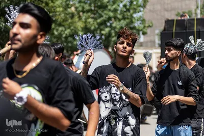 مراسم عزاداری عاشورای حسینی در آستان مقدس امامزادگان محمد (ع) و سکینه خاتون (س) کرج