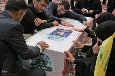 تشییع پیکر سرلشکر شهید مجید خادمی و ۵ تن از شهدای اقتدار در شیراز
