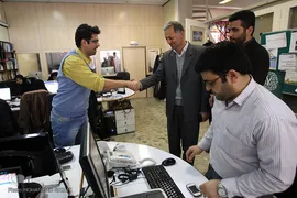 بازدید عضو هیئت رئیسه کمیسیون تلفیق بودجه از ایکنا 
