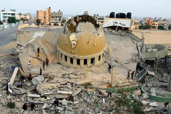 33 مسجداً مدمراً بغزة وتضرر 3 كنائس