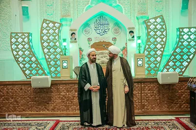 مراسم جشن ولادت امام هادی(ع) در حرم حضرت احمدبن موسی(ع)